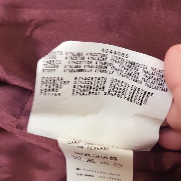 Max & Co. Mauve Blazer with Ruffle Pockets - Picture 7 of 13